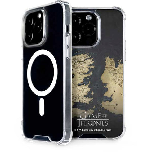 Game of Thrones: Westeros Map iPhone 15 Pro MagSafe Case